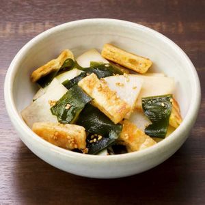 「油揚げと大根のさっぱり中華あえ」のレシピ動画