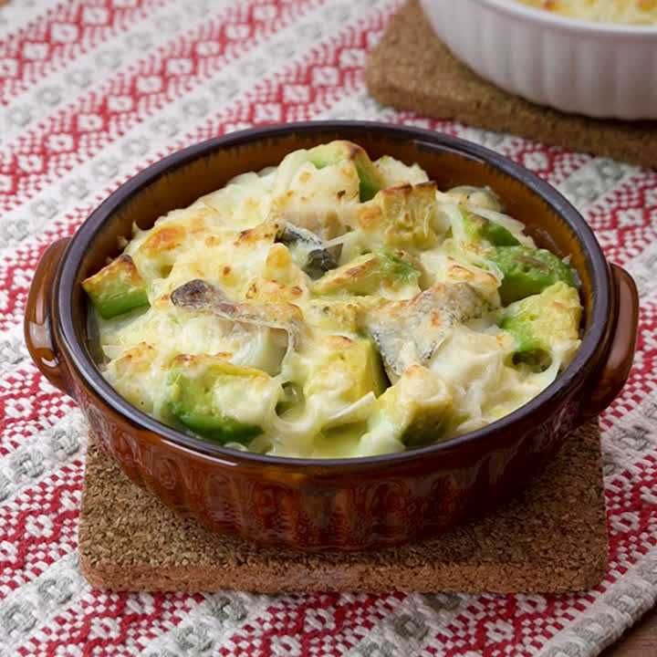 タラとアボカドのドリア