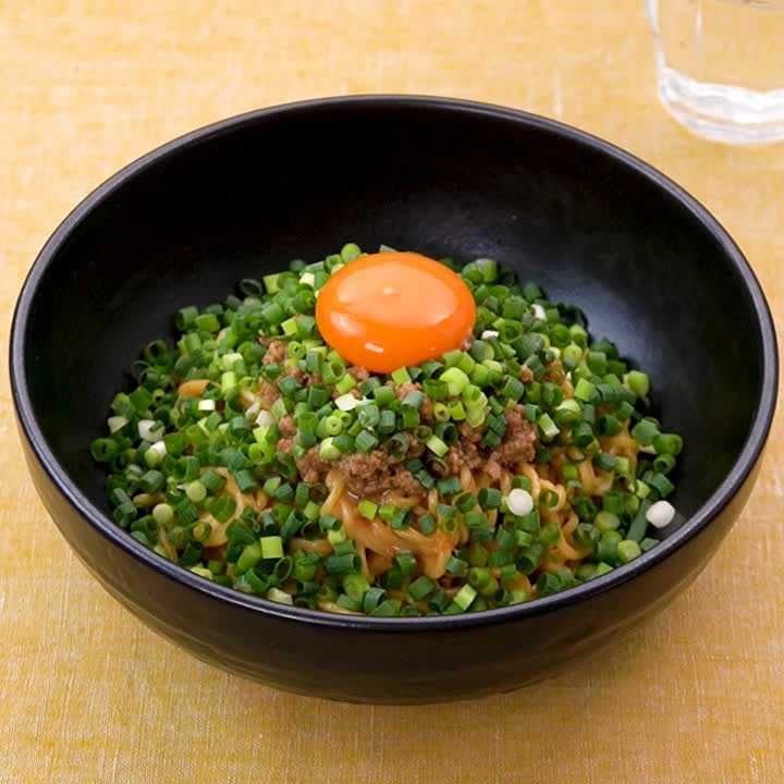 ねぎだく汁なし担々麺