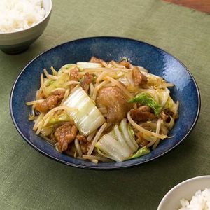 「白菜ともやしのとろみ炒め」のレシピ動画