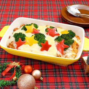 糀甘酒ホワイトソースのパスタグラタン
