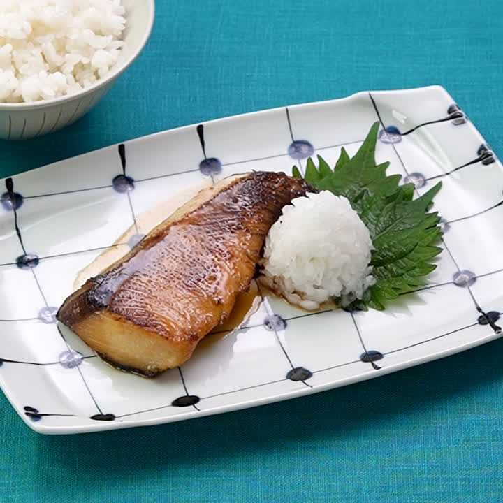 ぶりの漬け照り焼き