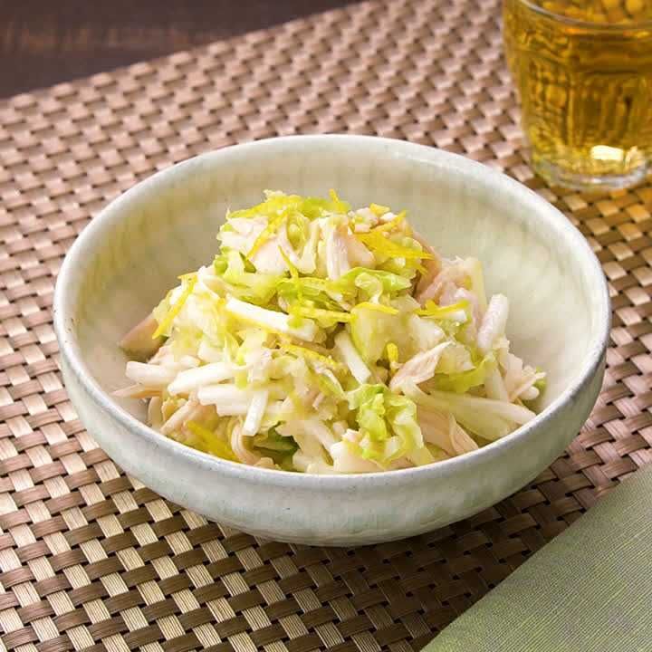 ささみと長芋のゆずおろしあえ