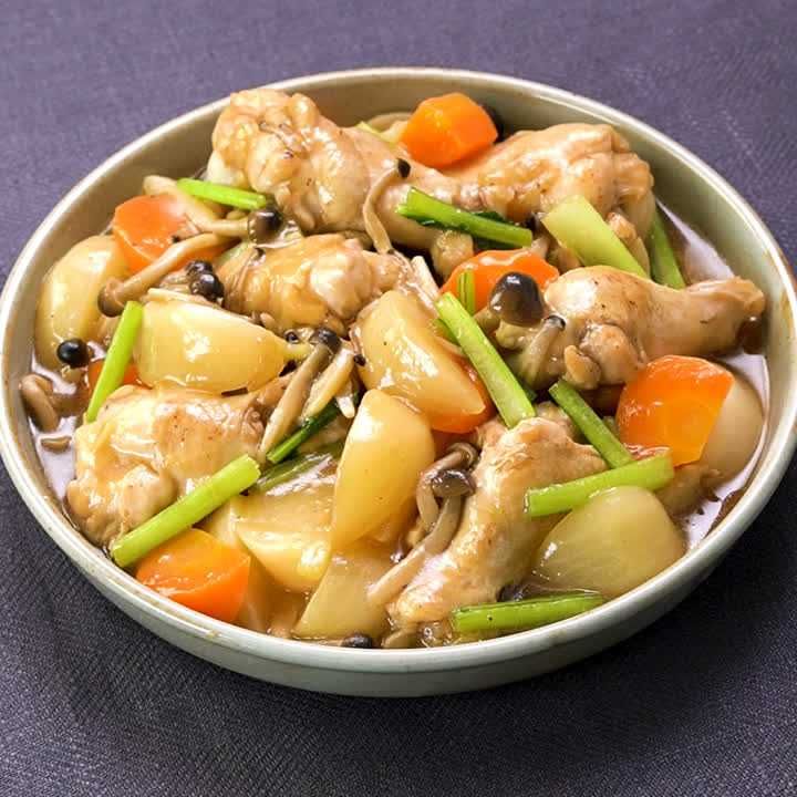 鶏手羽とかぶのとろみ煮