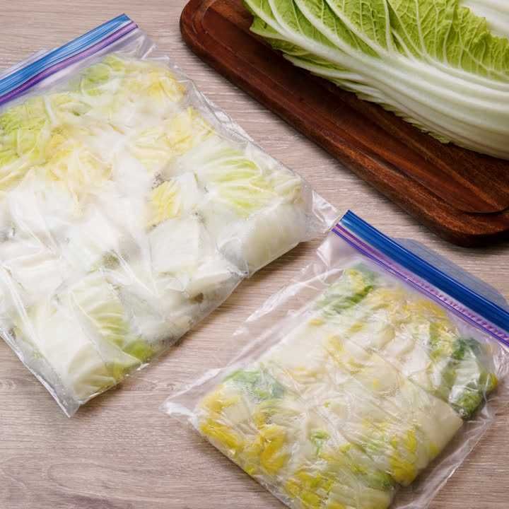 白菜の冷凍保存方法