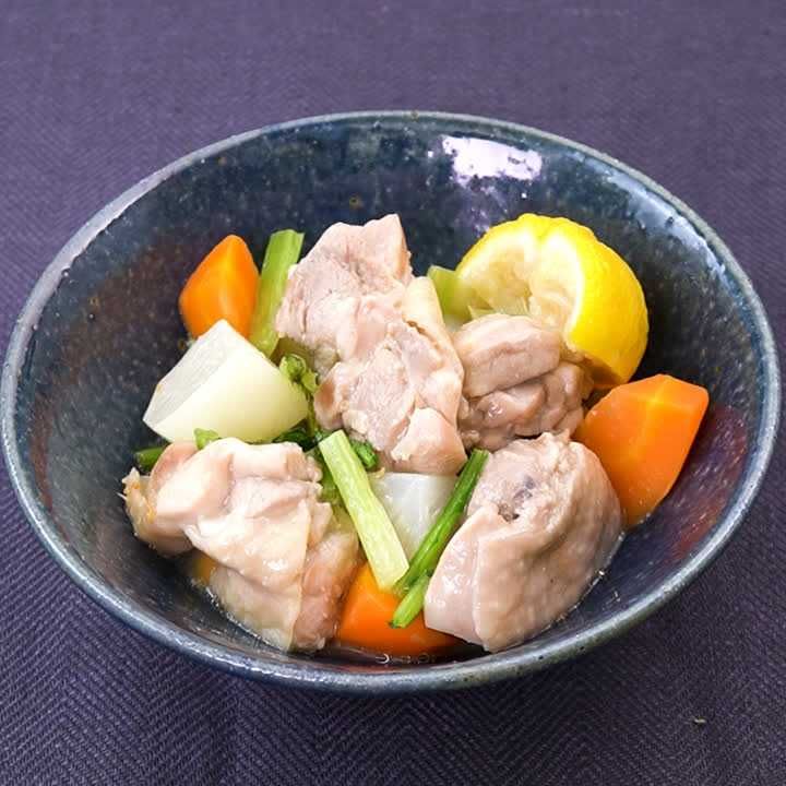 鶏肉とかぶのゆず蒸し煮