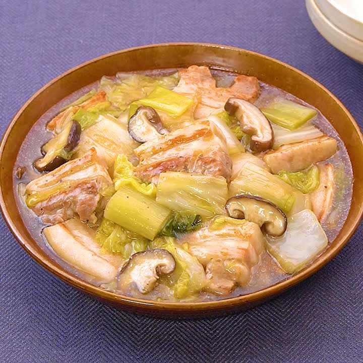 豚バラと白菜の中華煮
