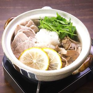 「豚のゆずみぞれ鍋」のレシピ動画