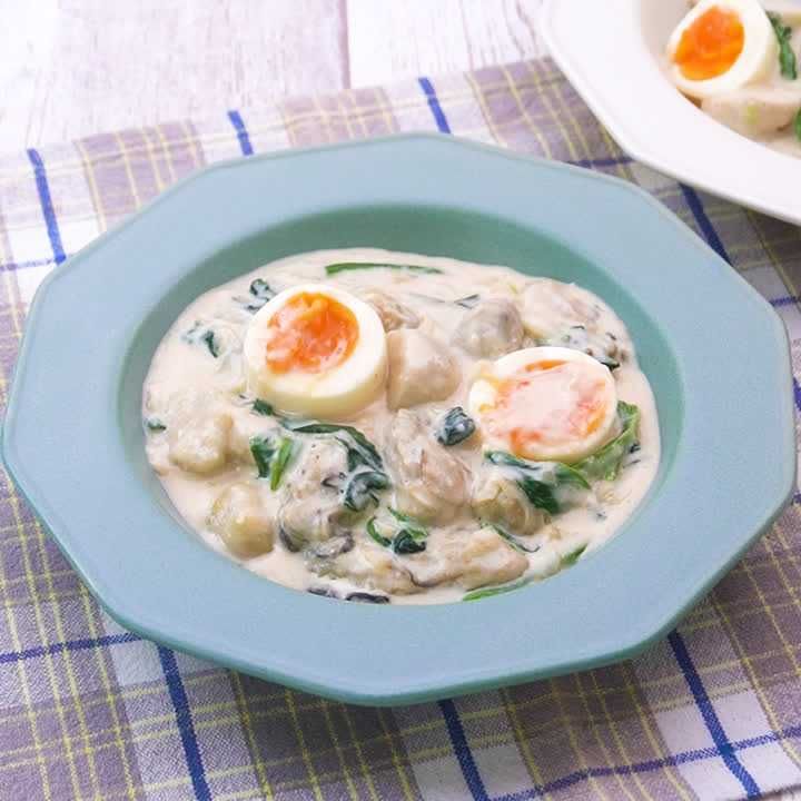 牡蠣と里芋の和風シチュー