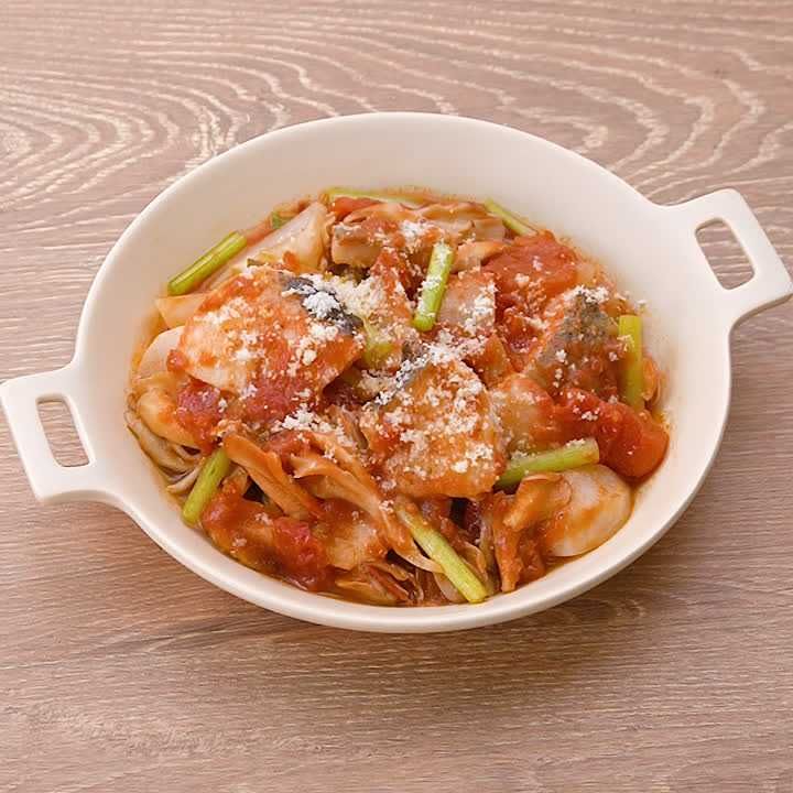 タラとかぶのトマト煮