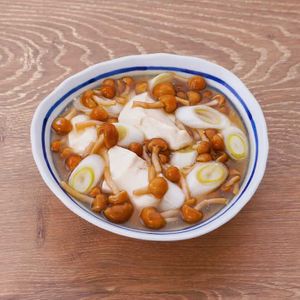 「なめこたっぷり温奴」のレシピ動画