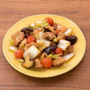 「鶏肉と白菜のオイスター炒め」のレシピ動画
