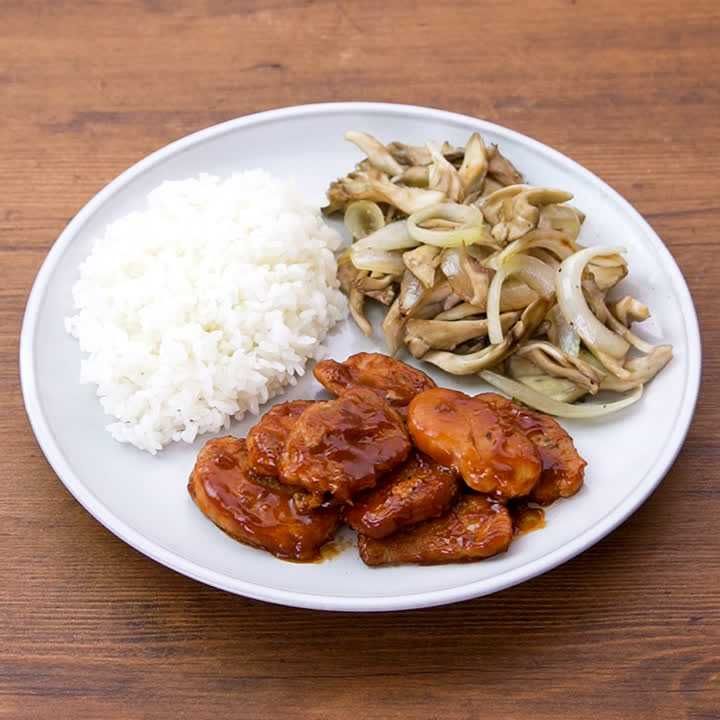 豚ヒレ肉のポークチャップ