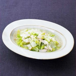 「ハムと白菜のスープ煮」のレシピ動画