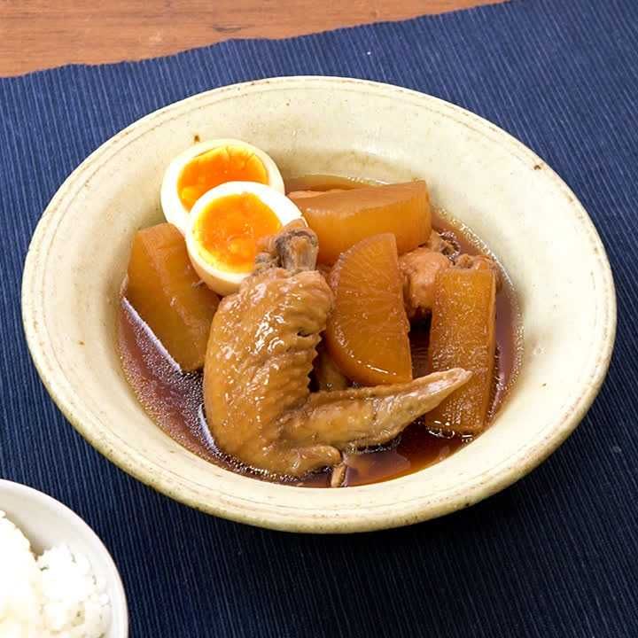 手羽先と大根のやわらか煮