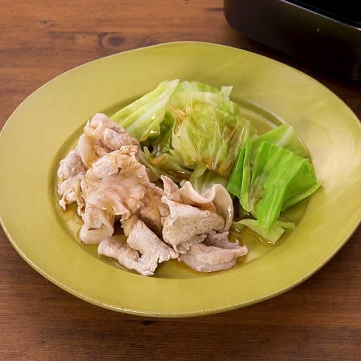 キャベツたっぷり豚しゃぶ鍋