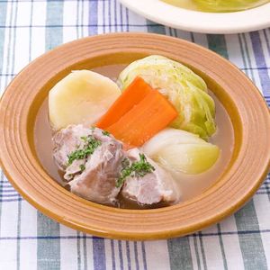 「塩豚で作るポトフ」のレシピ動画