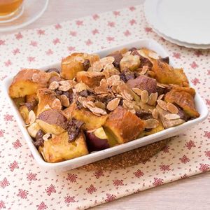 「さつまいもバナナパンプディング」のレシピ動画