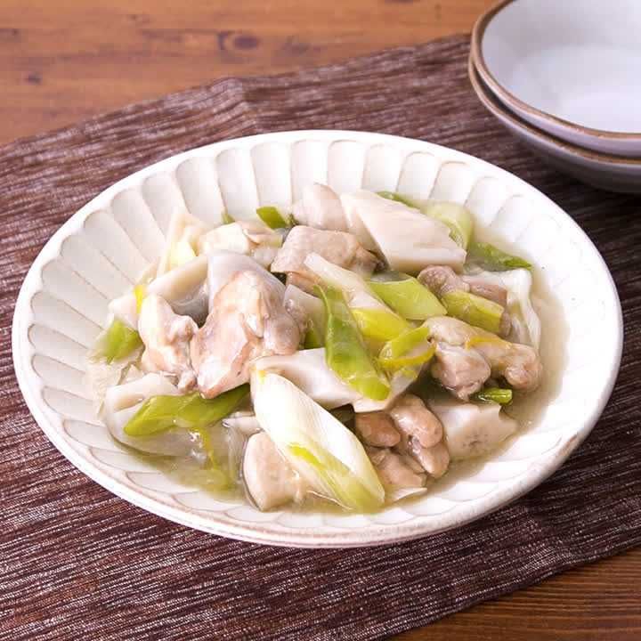 鶏肉とれんこんのゆずとろみ煮