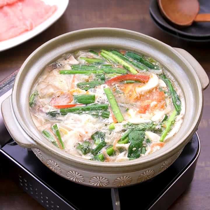 甘酒と香味野菜のしゃぶ鍋