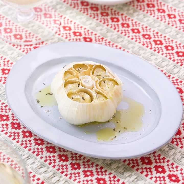 にんにくのレンジ蒸し