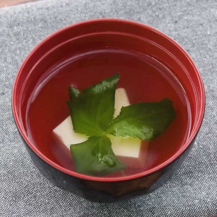 豆腐のお吸い物