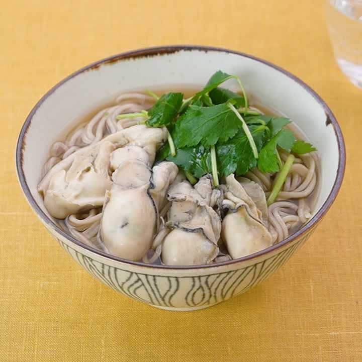 牡蠣蕎麦