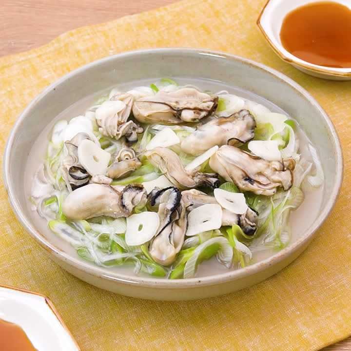 牡蠣のレンジ蒸し