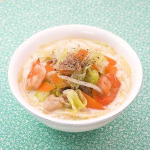「ちゃんぽん風麺」のレシピ動画