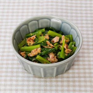 「ツナと小松菜のマスタードあえ」のレシピ動画