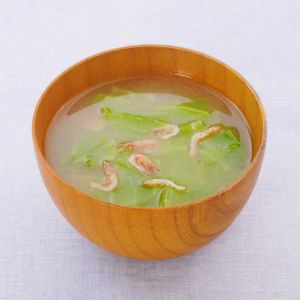 「キャベツと桜えびの味噌汁」のレシピ動画