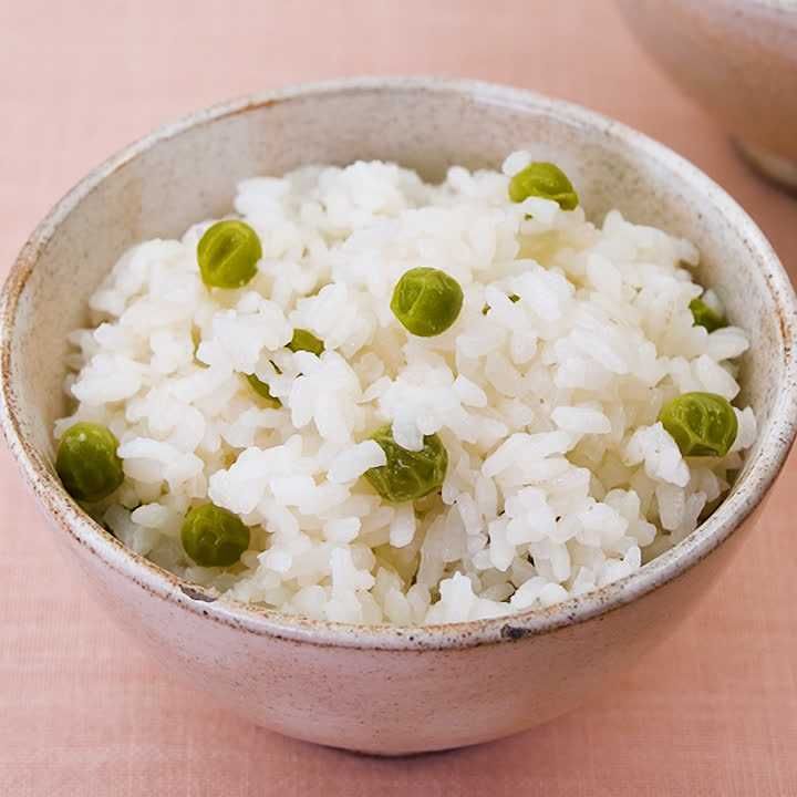 グリーンピースごはん
