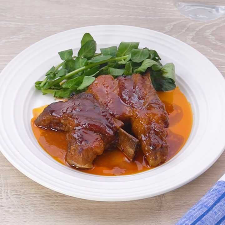 スペアリブのこってり煮