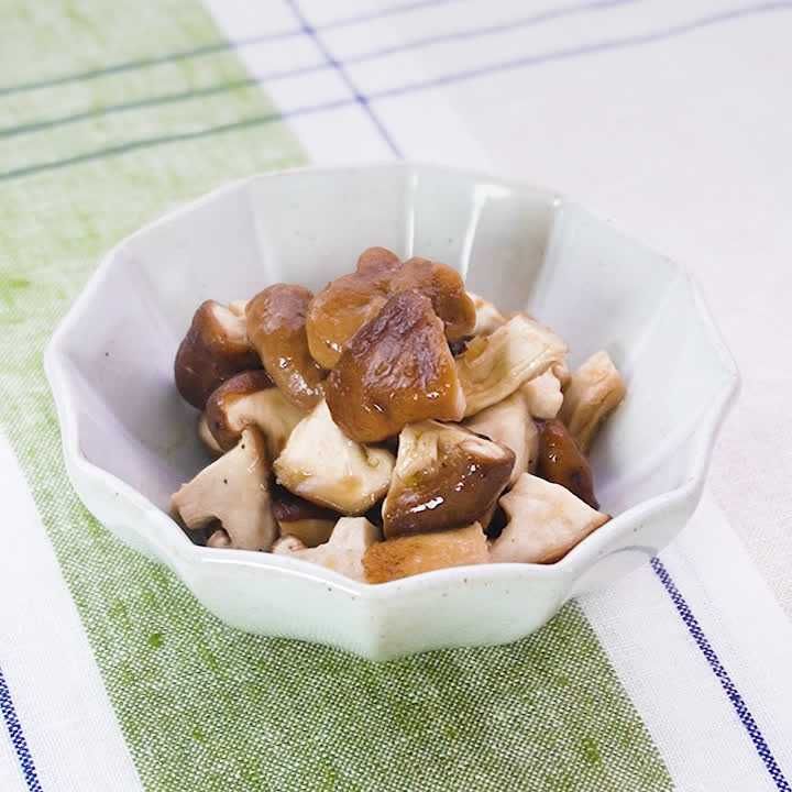 しいたけの柚子胡椒あえ