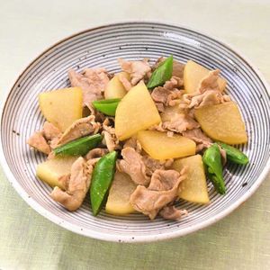 「豚こまと大根のさっぱり炒め煮」のレシピ動画