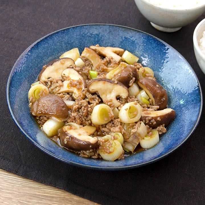 麻婆風しいたけ
