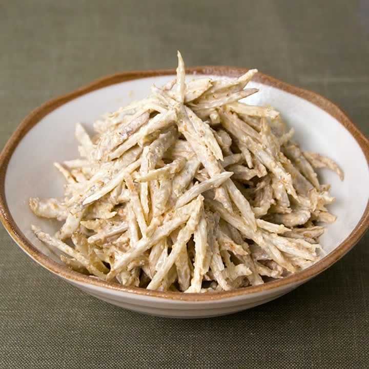 ごぼうのごまマヨサラダ