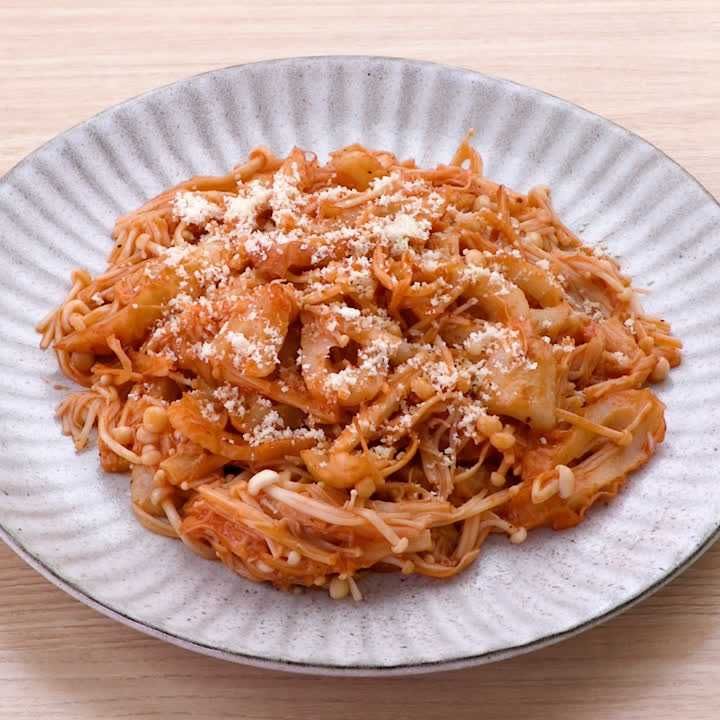 えのきとちくわのケチャップ炒め