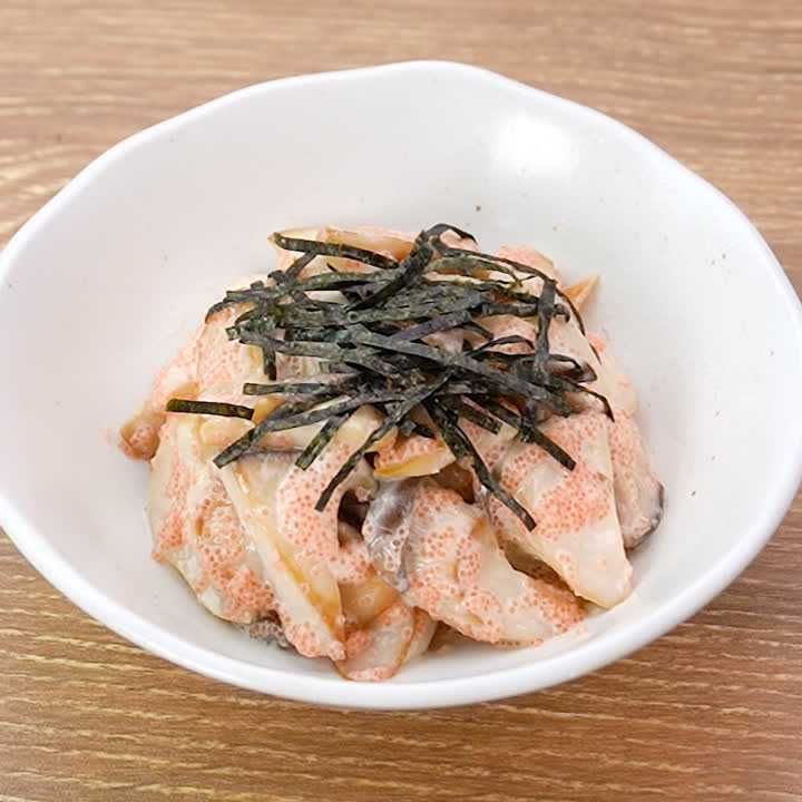 エリンギの明太マヨあえ