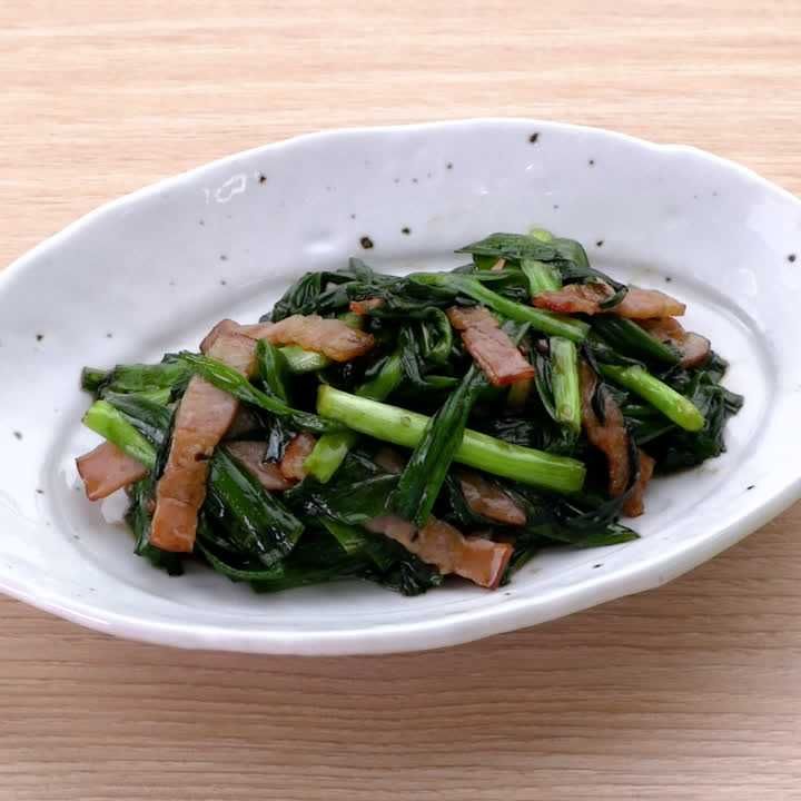 にら炒め様 購入ページ にら炒め様 購入ページ（パパッと作れる♪ ニラとベーコンの