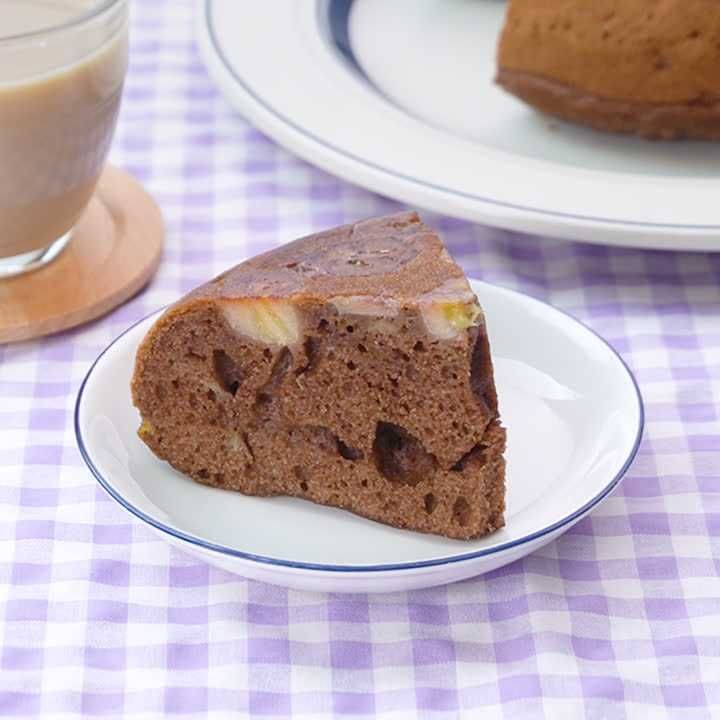 食べ応え抜群 炊飯器ココアバナナケーキのレシピ動画 作り方 Delish Kitchen