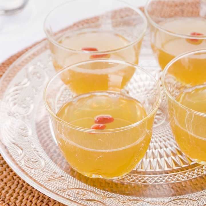 ジャスミン茶ゼリー