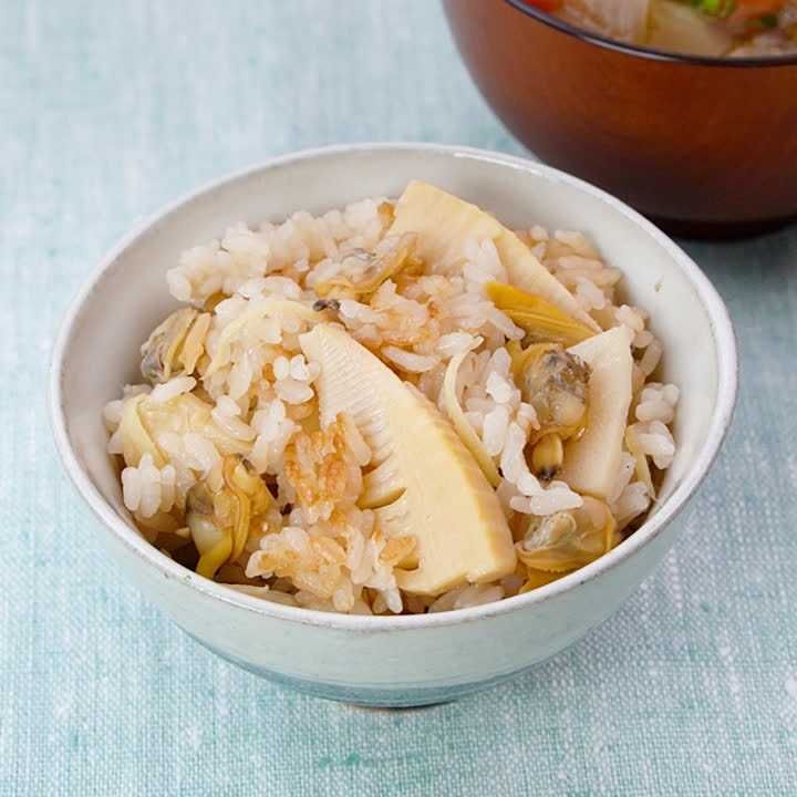 あさりと筍の炊き込みご飯