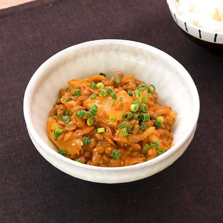 【スピードおつまみ】5分で作れる料理も♪キムチ納豆のレシピ15選