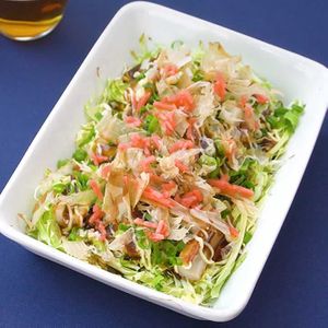 「ちくわとキャベツのチーズ焼き」のレシピ動画