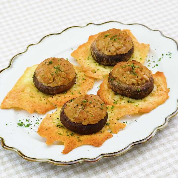 チーズ羽根つきツナしいたけ