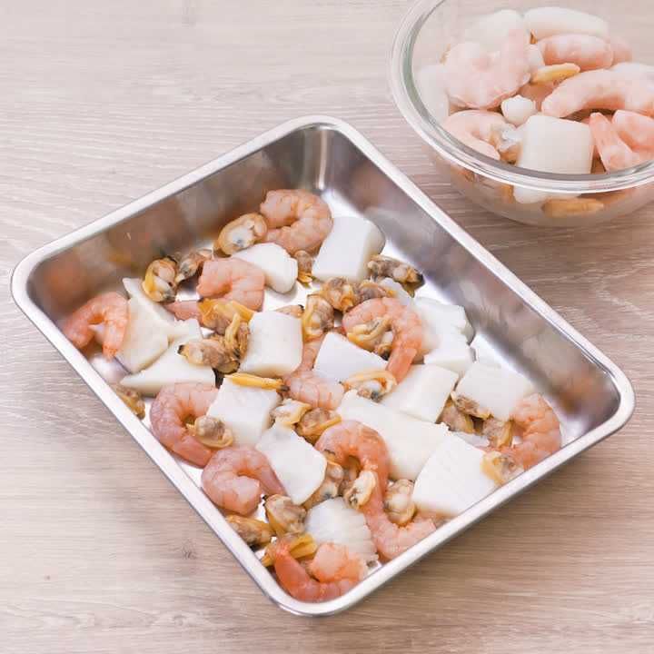 シーフードミックスの解凍方法