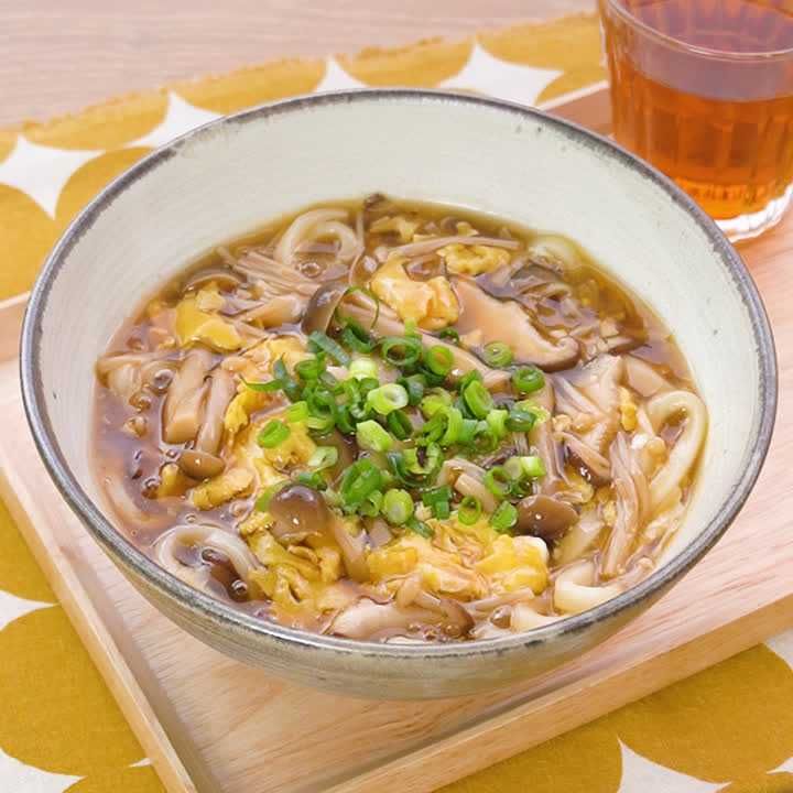 きのこあんかけうどん