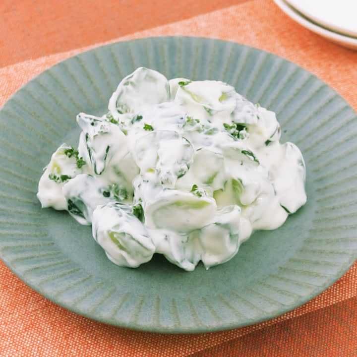 きゅうりのヨーグルトサラダ