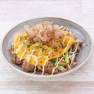 「糖質オフ麺オムそば」のレシピ動画